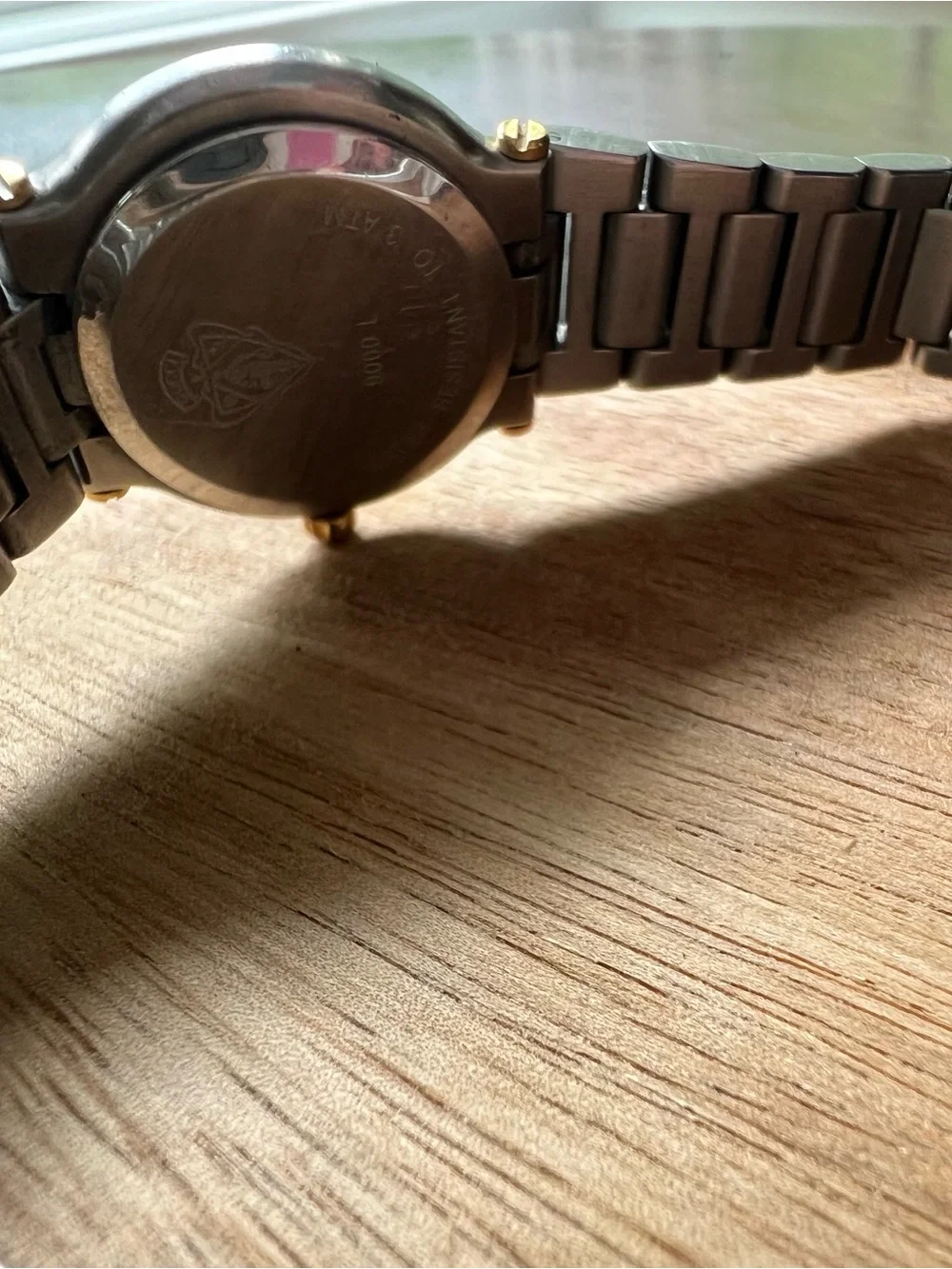 Gucci Two-Tone Gold and Silver Women's Watch with White Dial